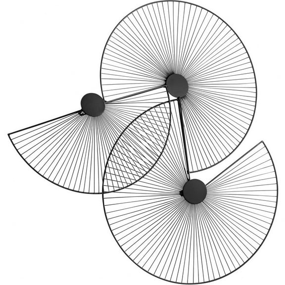 Cyan Design 11036 Gnosis 23-1/2"W X 1-3/4"D X 25"H Abstract Sculpture - Noir