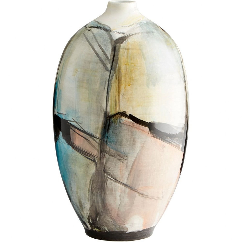White Ceramic Contemporary Table Bud Vase