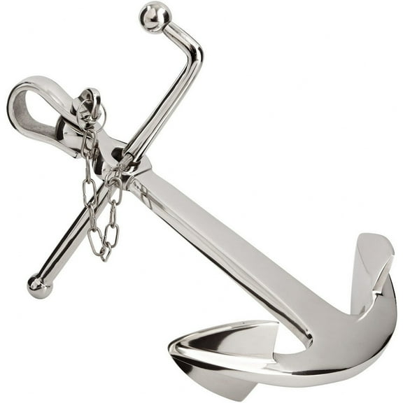 Cyan Design Anchor A-Weigh Sculpture Anchor A-Weigh 8.75" Tall Aluminum Sculpture Made In