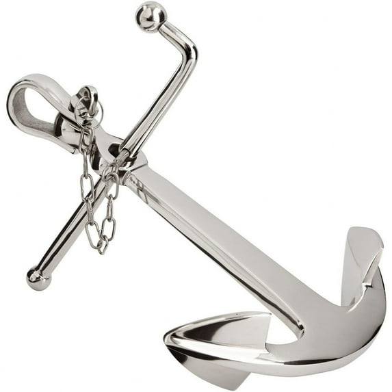 Cyan Design Anchor A-Weigh Sculpture Anchor A-Weigh 8.75" Tall Aluminum Sculpture Made In
