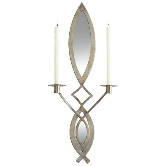 6030-Cyan lighting-Exclamation - Wall Candleholder-28 Inches Tall and 6.75 Inches Wide
