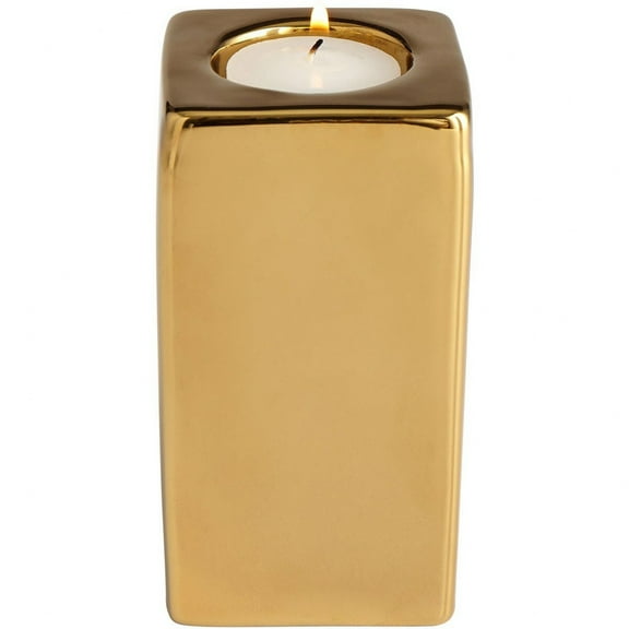 07480-Cyan lighting-Medium Etta Candleholder - 2.5 Inches Wide by 4.75 Inches High   Gold Finish