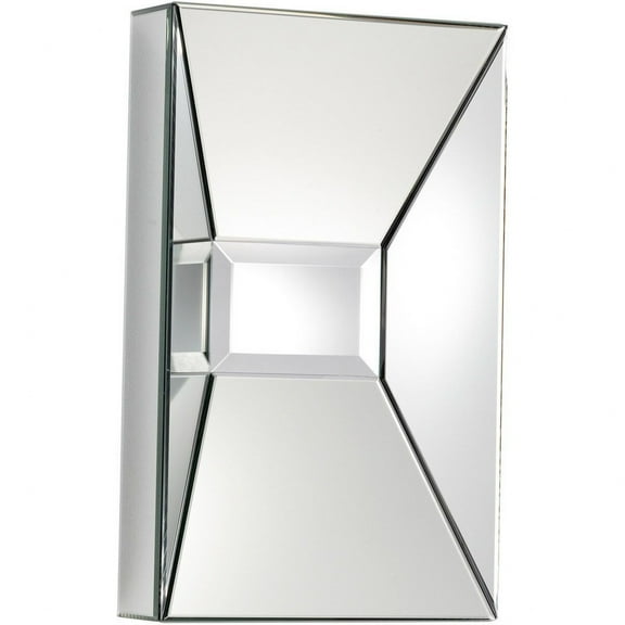 06381-Cyan lighting-Pentallica - Rectangle Mirror - 15.75 Inches Wide by 25.5 Inches High