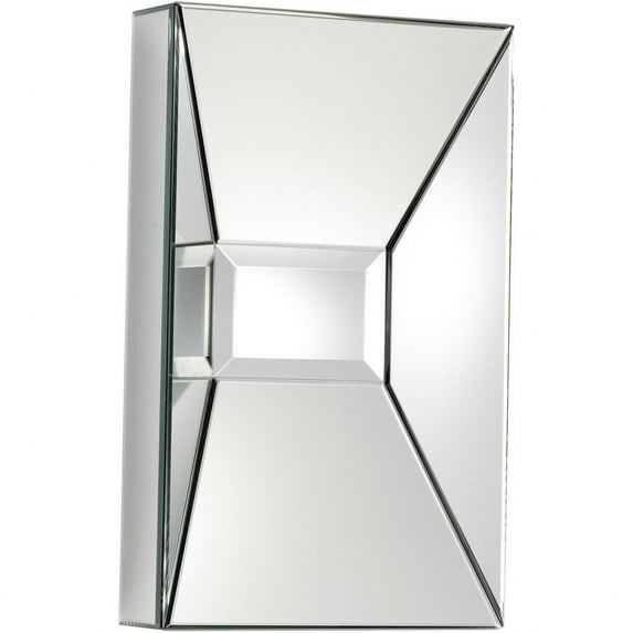 06381-Cyan lighting-Pentallica - Rectangle Mirror - 15.75 Inches Wide by 25.5 Inches High