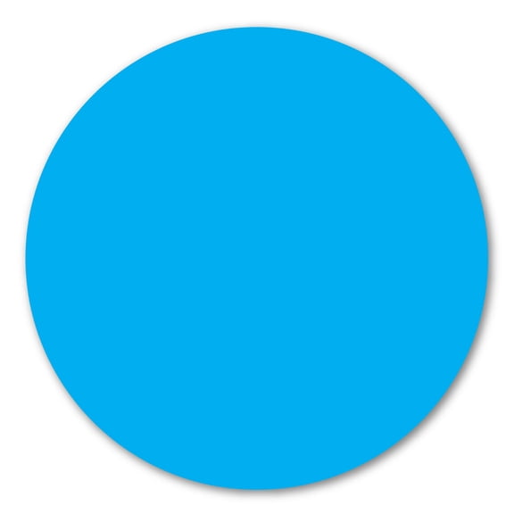 Cyan Polka Dot Magnet