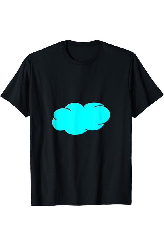 Cyan Sky Cloud T-Shirt
