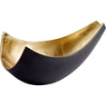 thumbnail image 1 of Cyan Design Boema Tray | Matt Black And Gold - Medium, 1 of 4