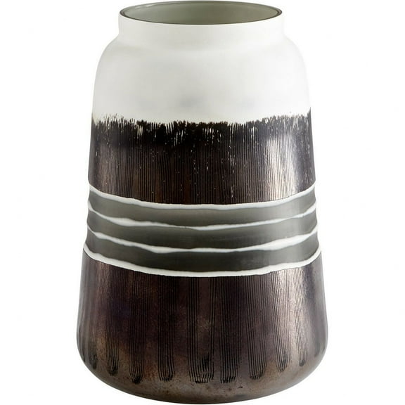 Cyan lighting - Borneo - Vase-11.5 Inches Tall and 7.75 Inches Wide - Cyan