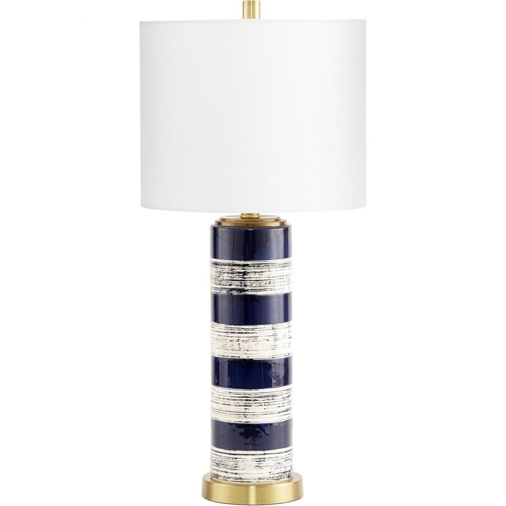 Cyan lighting - Bristle Brush - 1 Light Table Lamp - 12 Inches Wide by 26.5
