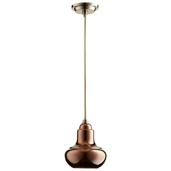 Cyan lighting - Camille - One Light Pendant - 7.25 Inches Wide by 9.25 Inches
