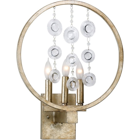 Cyan lighting - Emila - Three Light Wall Bracket - 14 Inches Wide by 17.75