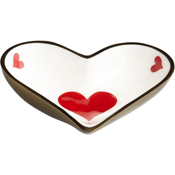 07038-Cyan lighting-Heart Tray - 5.75 Inches Wide by 1.25 Inches High