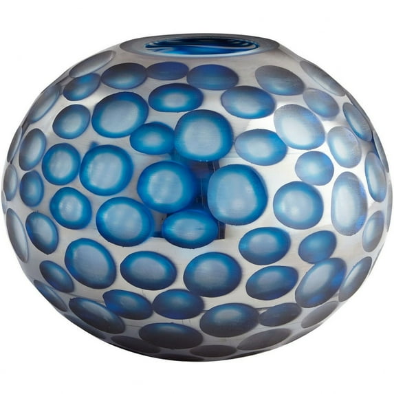 Cyan lighting - Large Toreen Vase - 9.5 Inches Wide by 7.5 Inches High