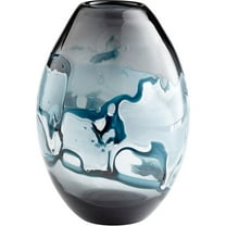 Cyan lighting - Mescolare - Vase-14.5 Inches Tall and 10.5 Inches Wide - Cyan