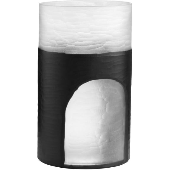Cyan lighting - Ominous Frost - Large Vase-12 Inches Tall and 7 Inches Wide