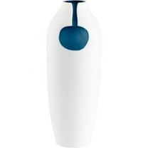 Cyan lighting - Oracle - Large Vase - 5.5 Inches Wide by 14 Inches High - Cyan