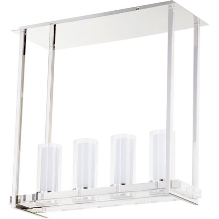 09228-Cyan lighting-Orion - Four Light Flush Mount - 29.75 Inches Wide by 30 Inches High-Polished Nickel Finish