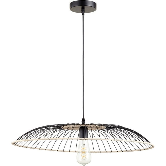 1 Light Pendant-3.5 Inches Tall And 23.75 Inches Wide     -Traditional Installation Cyan Lighting 10794