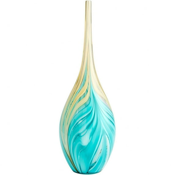 Cyan lighting - Parlor Palm - Large Vase - 6.75 Inches Wide by 21.25 Inches High