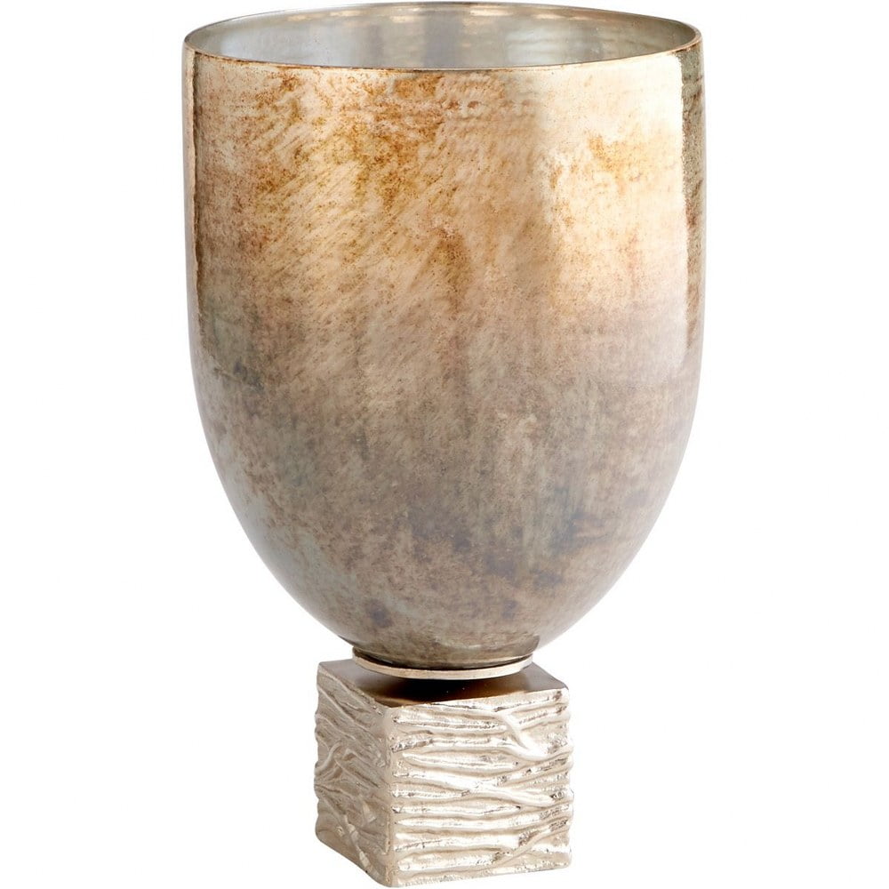 Contemporary Modern Tassilo 14.5" Glass Decorative Table Vase