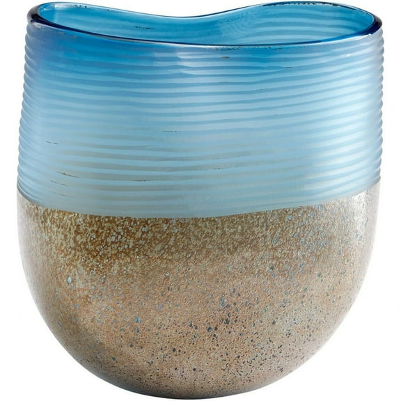 10344-Cyan lighting-Europa - Medium Vase - 10.25 Inches Wide by 10.5 Inches High