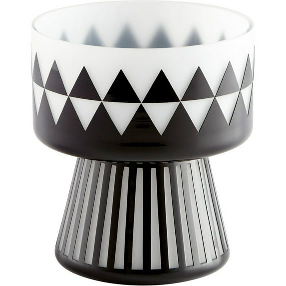 Cyan Design - Vector - Small Vase - 6.5 Inches Wide By 7.5 Inches High