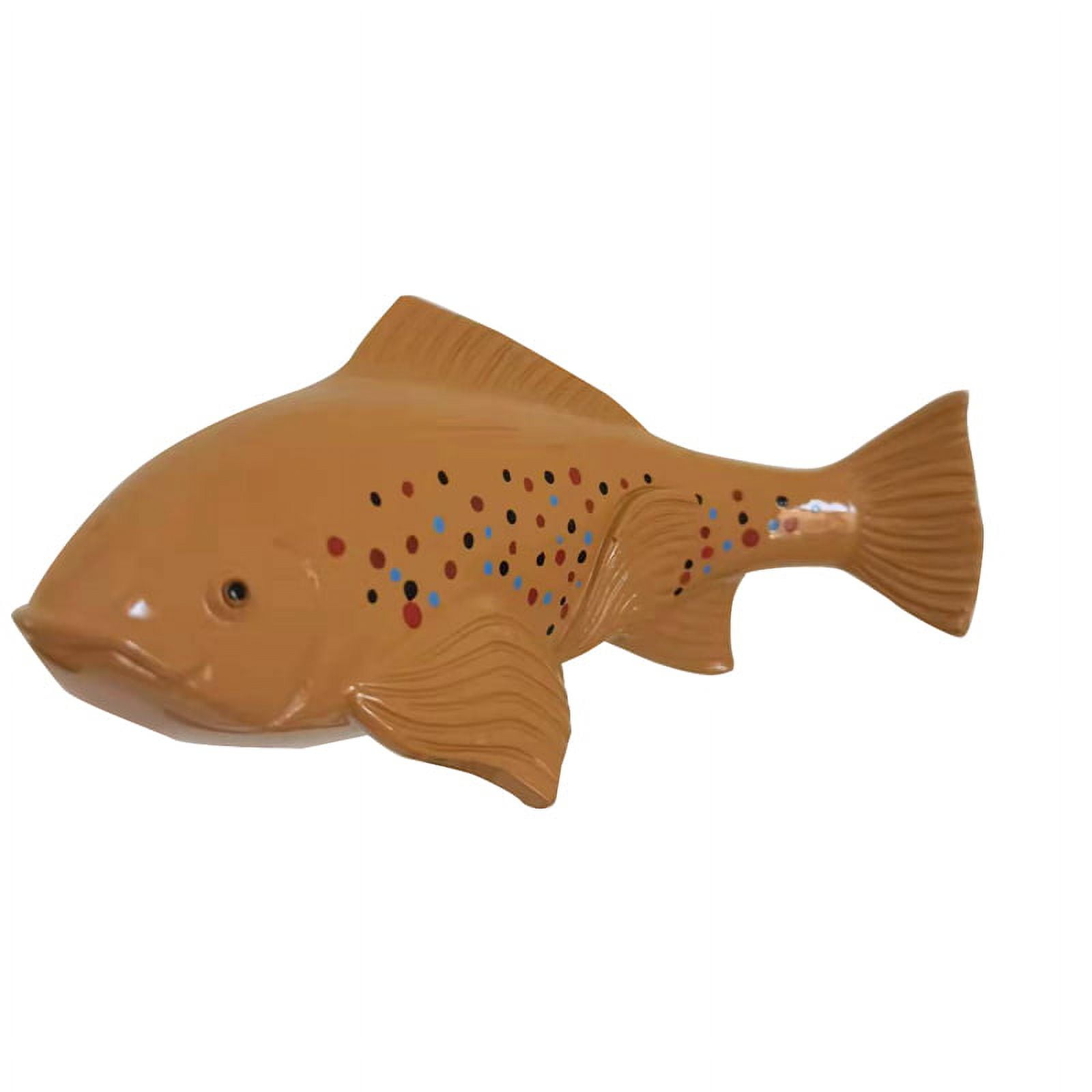 CyanOak Garden Koi Fish Sculptures Resin Fish Garden Statue Decor For