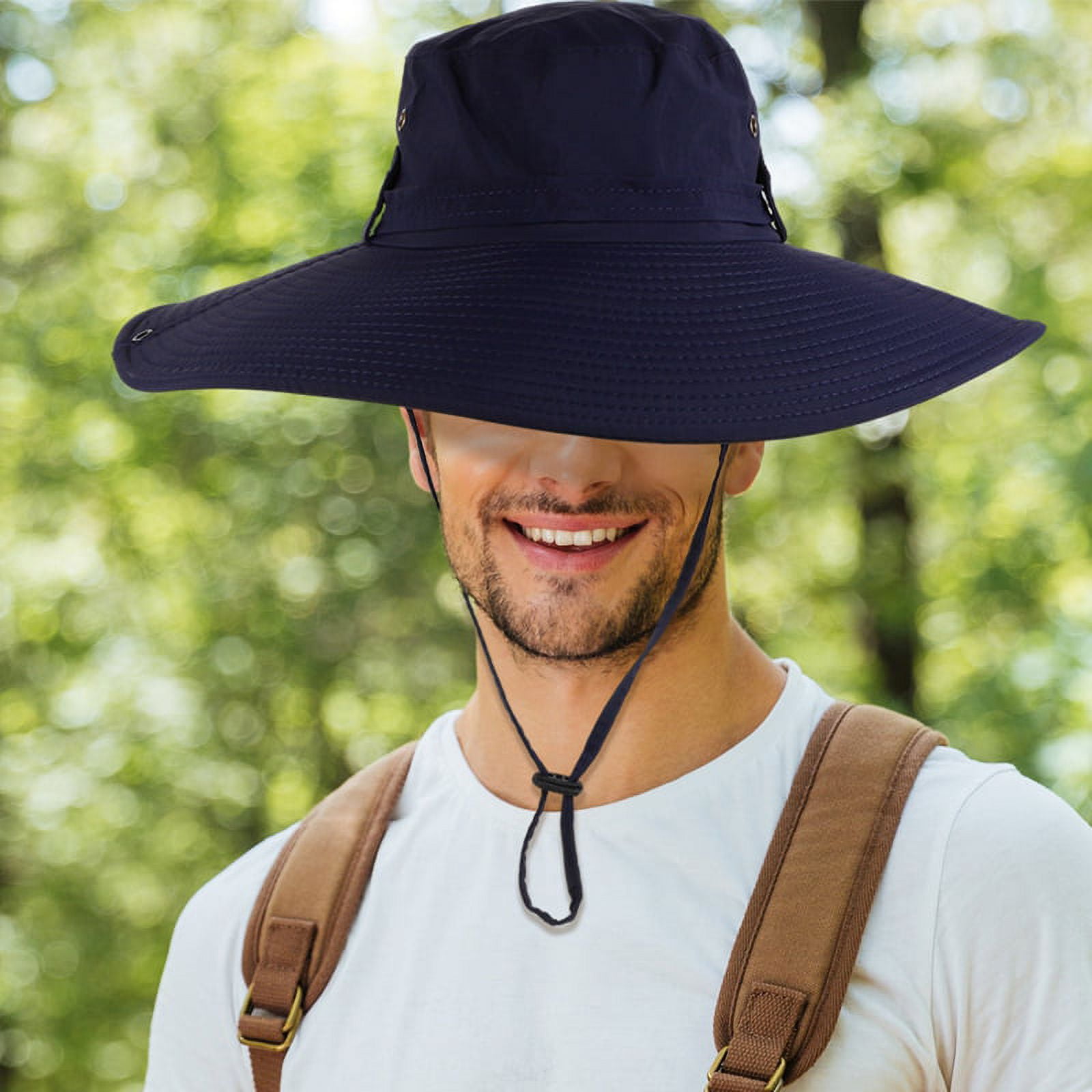 CyanOak Sun Hat for Men, Super Wide Brim Fishing Hat Safari UPF50+