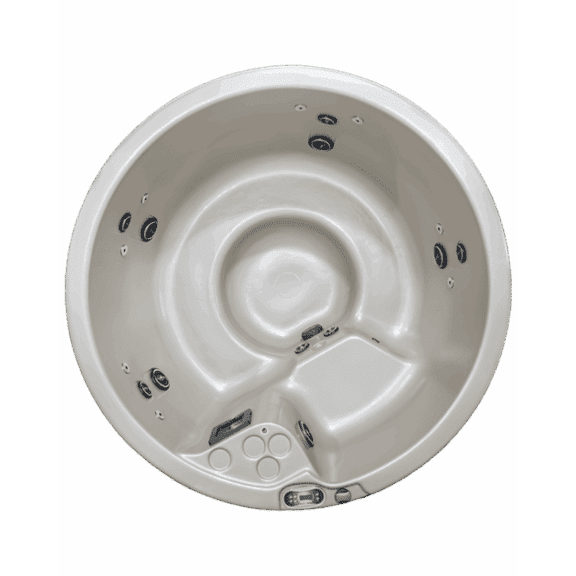 Cyanna Valley 102 PNP Walnut/Opal Hot Tub - 5 Person Open, 20 Jet Plug & Play (240V Convertible) with Heater, Reflectix Insulation, and Balboa Control System