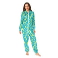thumbnail image 1 of Cyanotype Network Adult onesie Pajamas, Crystal Velvet Ultra Soft Warm Jumpsuit for Men and Women, 1 of 7