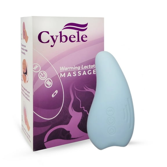 Cybele Warming Lactation Massager W/10 Vibration Modes & USB Charger, Breastfeeding Essentials Must Haves that Relieves Discomfort