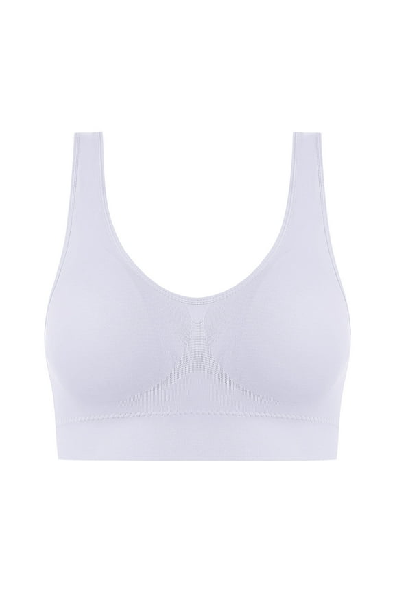 One-Piece Women's Everyday Wear Bra Wireless Comfortable No Steel Ring Vest Comfort Gathering Bra Woman Underwear Keep Back Straight Beauty