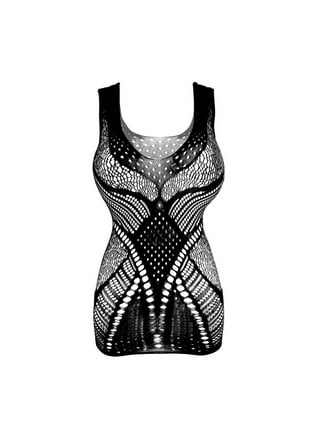 Black Fishnet Dress Size