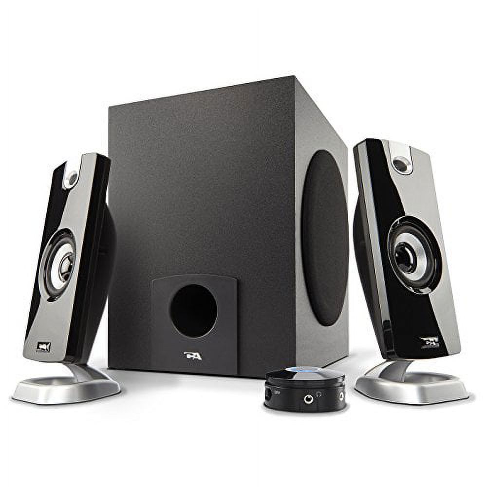 Cyber Acoustics 2.1 Subwoofer Speaker System with 18W of Power - Great for Music, Movies, Gaming, and Multimedia Computer Laptops (CA-3090) - image 1 of 7