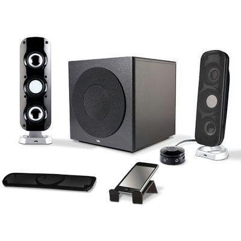 Cyber Acoustics - 3 pc Powered Speakers - image 1 of 5