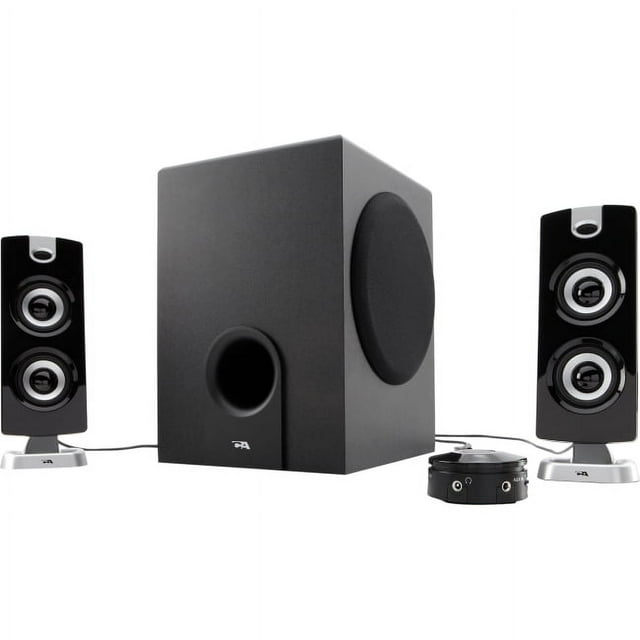 Cyber Acoustics CA-3602 Platinum Speaker System - 2.1-channel - 30W (RMS) / 62W (PMPO)