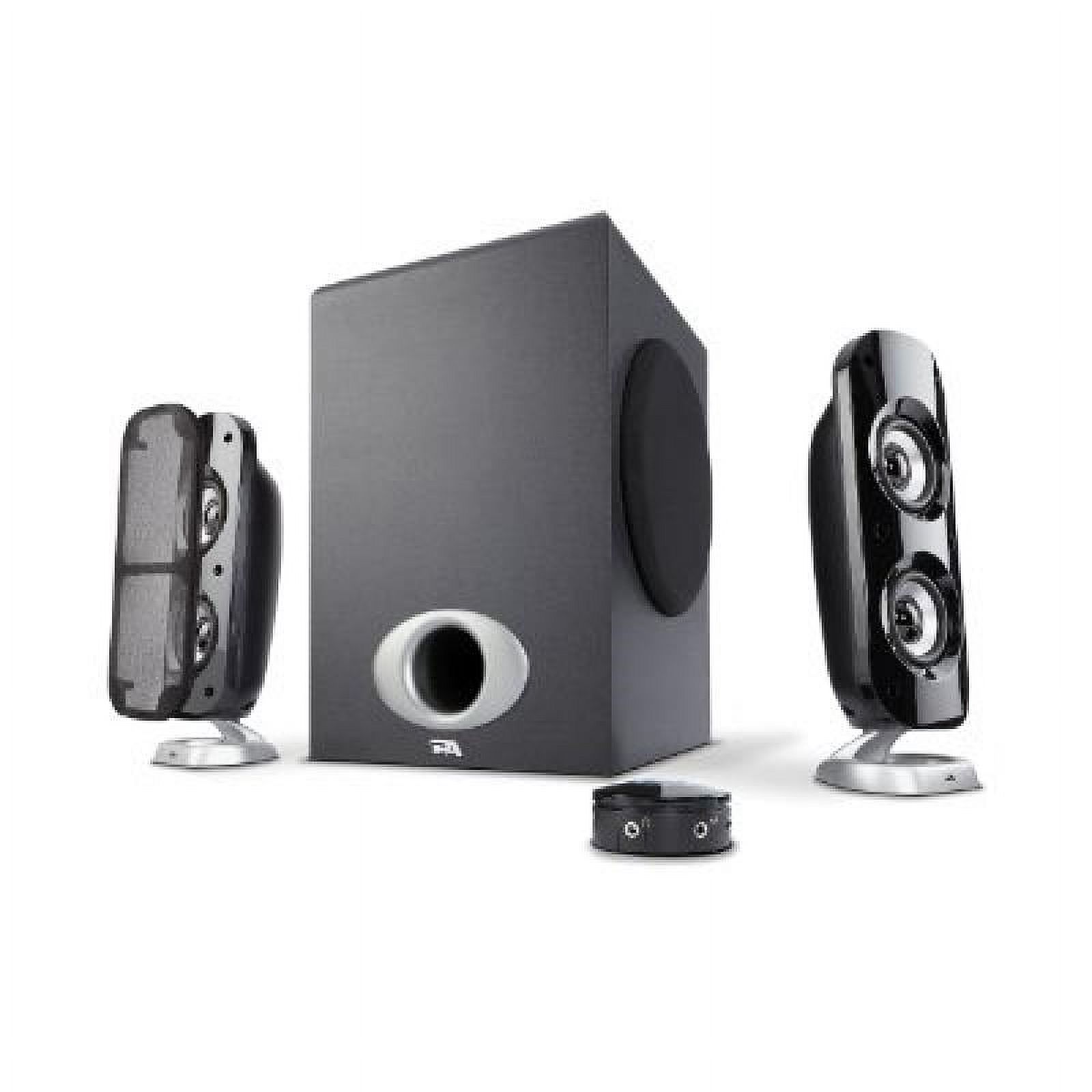 Cyber Acoustics CA- Multimedia Speaker System with Subwoofer, 80 Watts Peak Power, Strong Bass, Perfect for Music, Movies, and Games - image 1 of 3