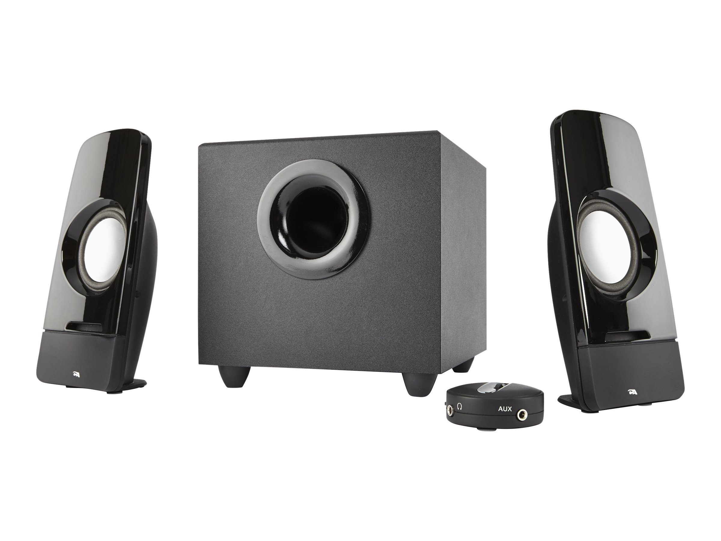 Cyber Acoustics Powerful Curve Series Storm 44W Speaker System with Control Pod (CA-3350) - image 1 of 2