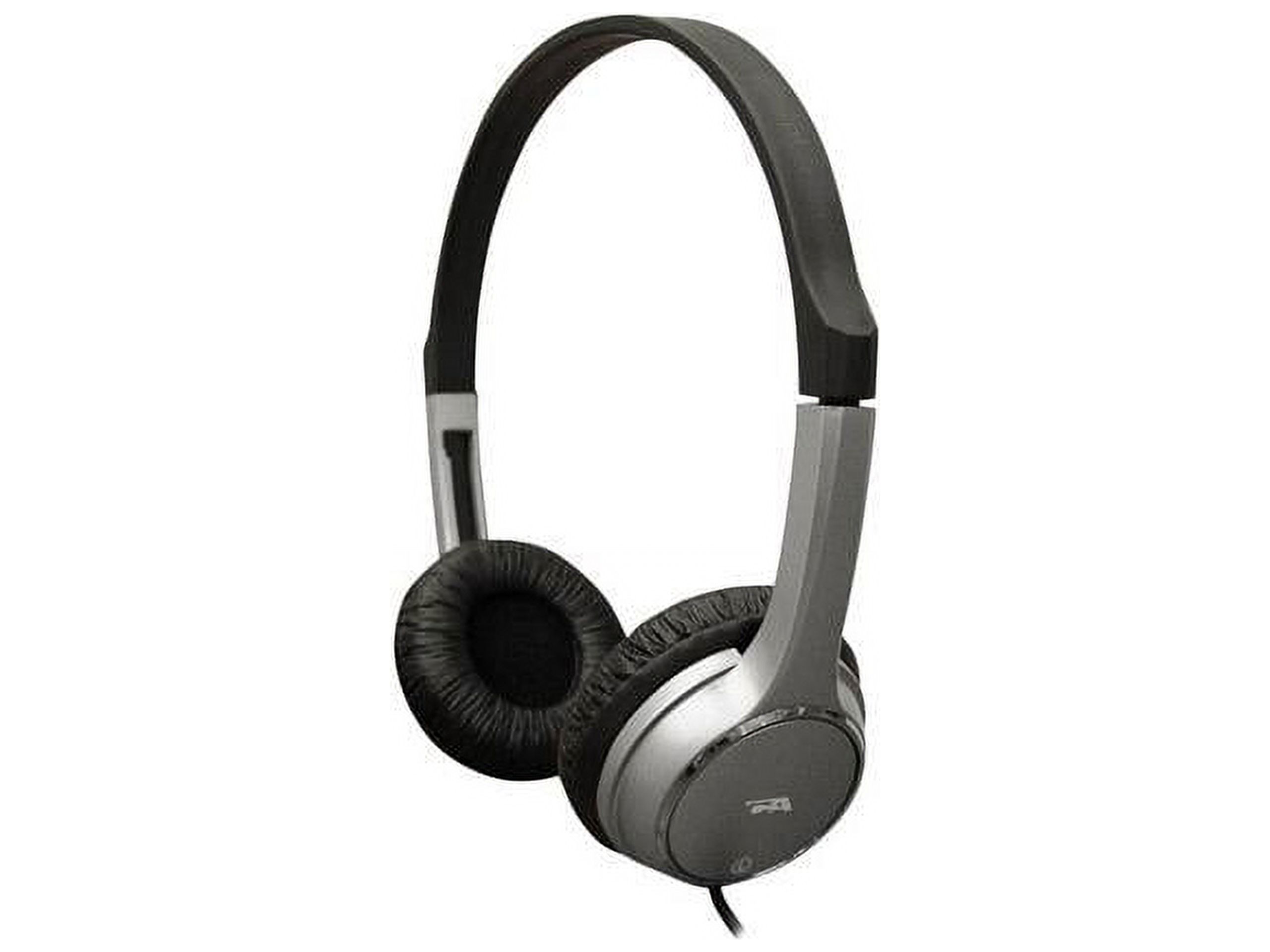 Cyber Acoustics Stereo Headphones for Kids, Gray - image 1 of 2