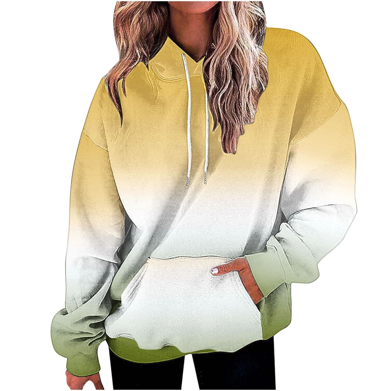 Cyber and Monday Deals Womens Tops Fall 2024 Work Sweatshirts With