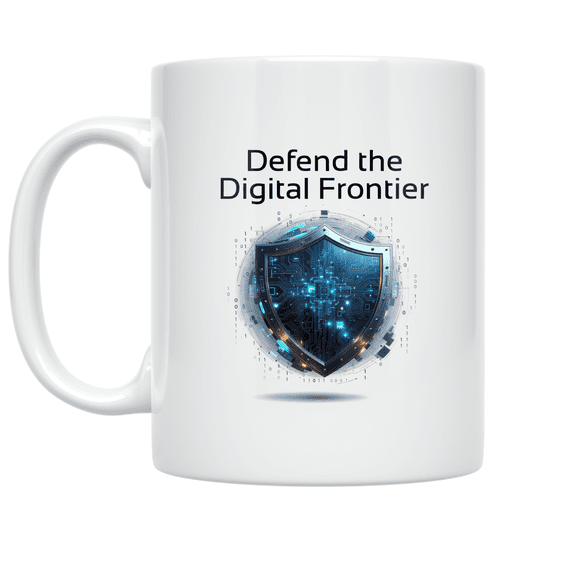 Cyber Defense Design - Tech Enthusiast - 11 oz Ceramic Coffee Mug