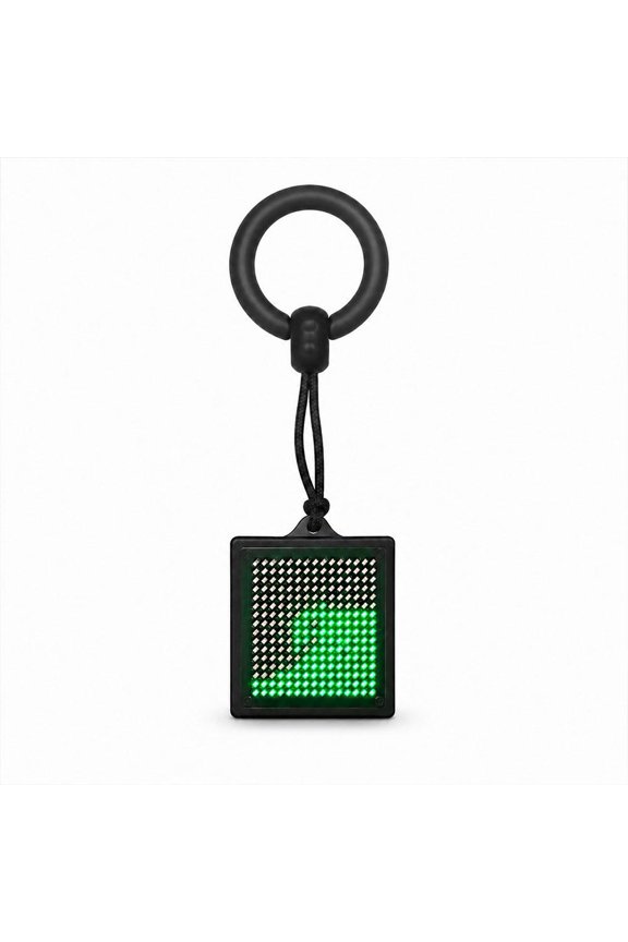 Cyber Dynamic LED Fluid Lamp, Mini USB Rechargeable Fidget Light with 3 Modes Flowing Water Effect and LOVE Display, Portable Keychain Gadget Desk Decor Gift