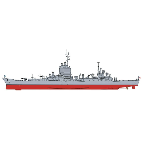 Dragon/CyberHobby 1:700 Scale USS Long Beach CGN-9 1980 Model Kit