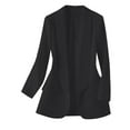 thumbnail image 1 of Buigttklop Blazers for Women Business Casual Open Front Blazer Jacket 3/4 Sleeve Work Suite Jackets Trendy Office Slim Suit Coat, 1 of 5