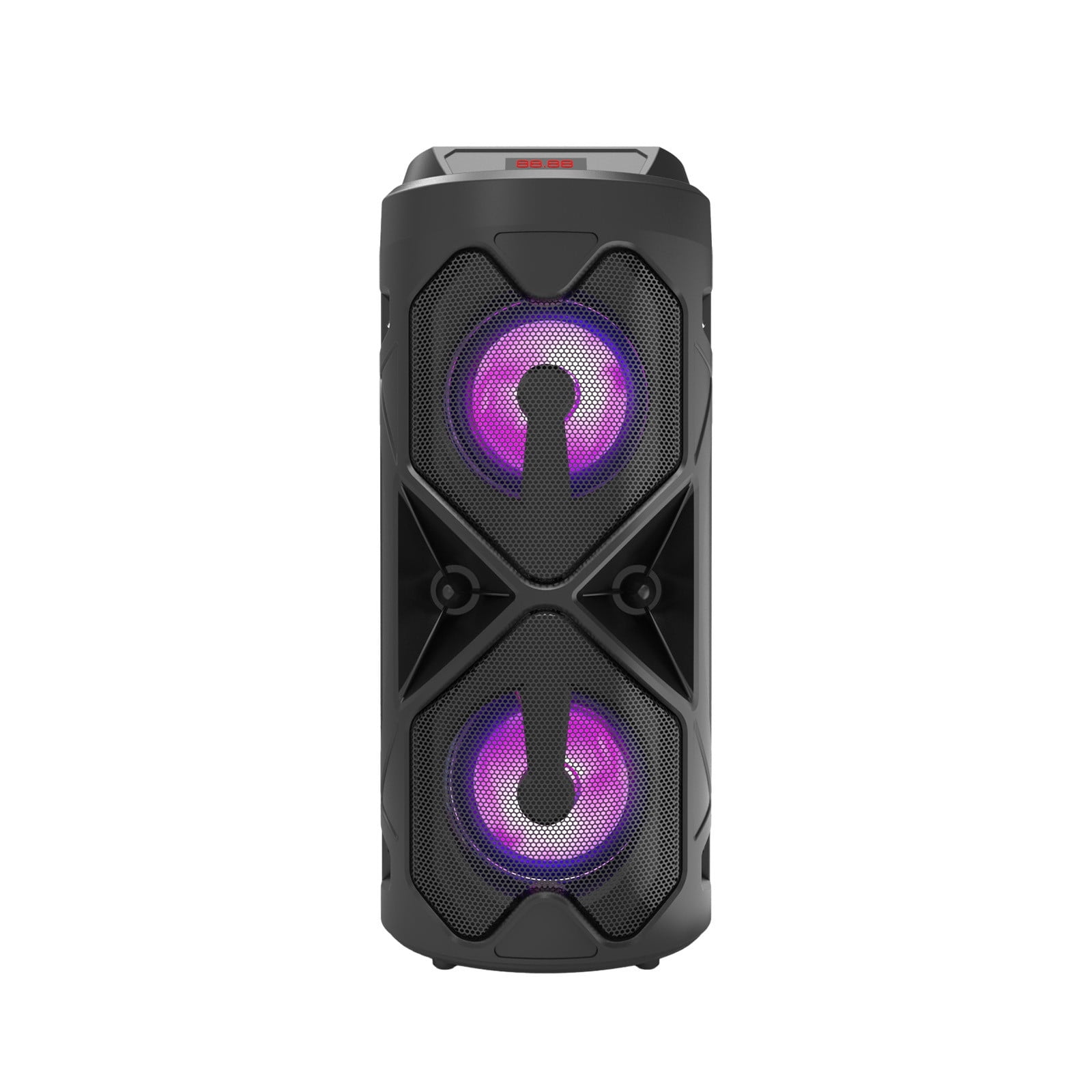 Electronics Deals Bluetooth Speakers, Wireless Portable Bluetooth Stereo Sound With Lights, Dance Speakers Outdoor Plug-In Card High-Power Subwoofer Black Free Size