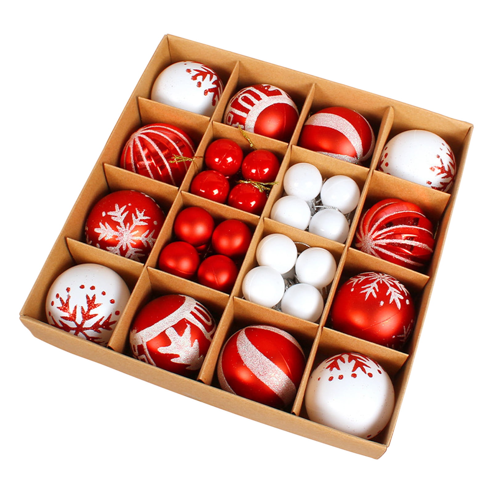 Cyber and Monday Deals 2023! mtvxesu 44 Christmas Ball Ornaments Clearance, Christmas