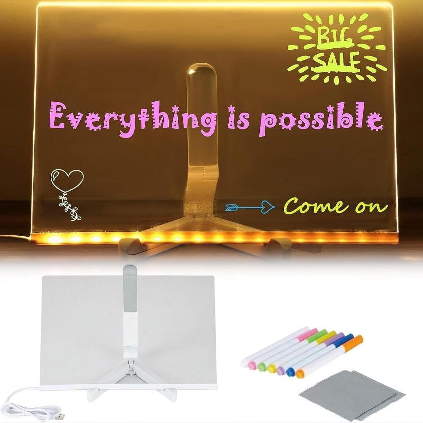 Cyber and Monday Deals 2024!Black & Friday Deal 2024!Xfd11yz Glowing Acrylic Markers Acrylic Dry