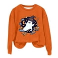 Cyber and Monday Deals 2024 DianGeFu Sweatshirts for Women Halloween