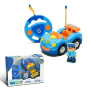 Cyber_Monday Deals 2024 Kids Games kcavykas Remote Control Car And Race Car RC Radio With Sound Effect & Removable Doll & Control Toys For Kids Birthday Gifts