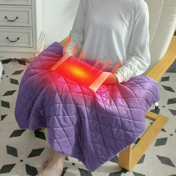 Cyber_Monday Deals 2024 Viflosae Heating Blanket 5v Low-voltage Heating Blanket Usb Electric Blanket Multi-functional Hand Warmer Knee Blanket Office Lunch Break Heating Blanket Cover Blanket